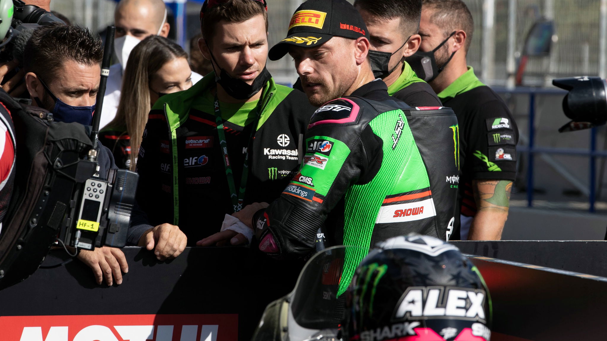 Florian Marino and Alex Lowes, Jerez WorldSBK, 25 September 2021