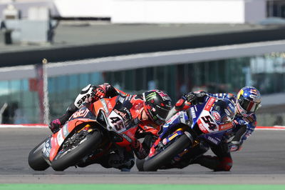 Scott Redding and Toprak Razgatlioglu, Portuguese WorldSBK Race1, 2 October 2021