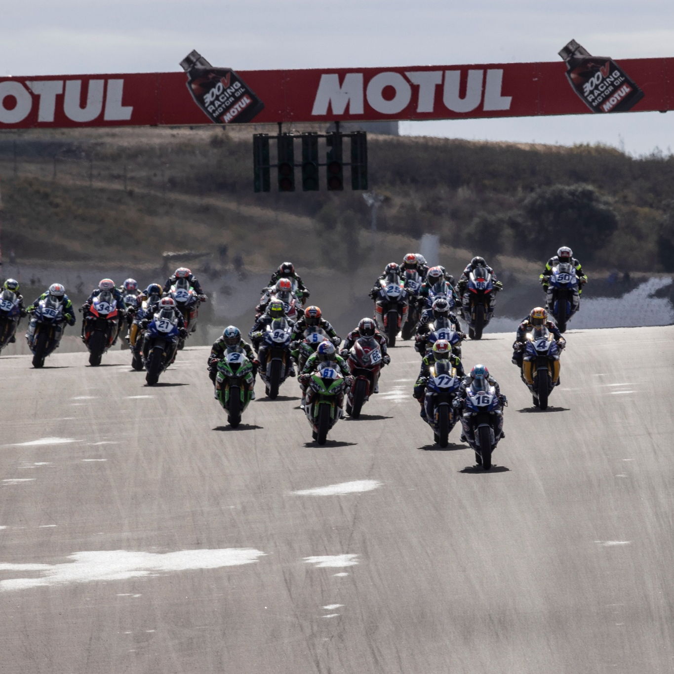 Race start, Portuguese WorldSSP race2, 3 October 2021
