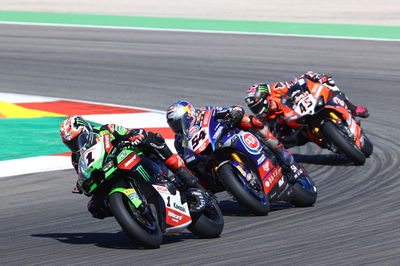 Jonathan Rea, Toprak Razgatlioglu and Scott Redding, Portuguese WorldSBK race2, 3 October 2021