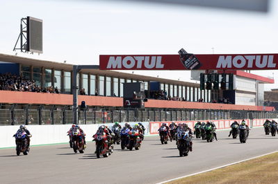 Race start, Portuguese WorldSBK race2, 3 October 2021