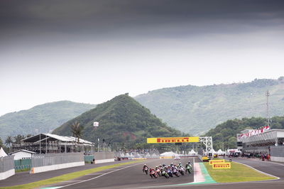 Race start, Indonesian WorldSBK race1, 21 November 2021