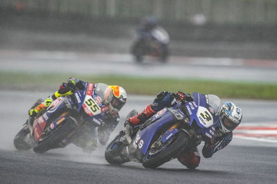 Kohta Nozane and Andrea Locatelli, Indonesian WorldSBK race2, 21 November 2021