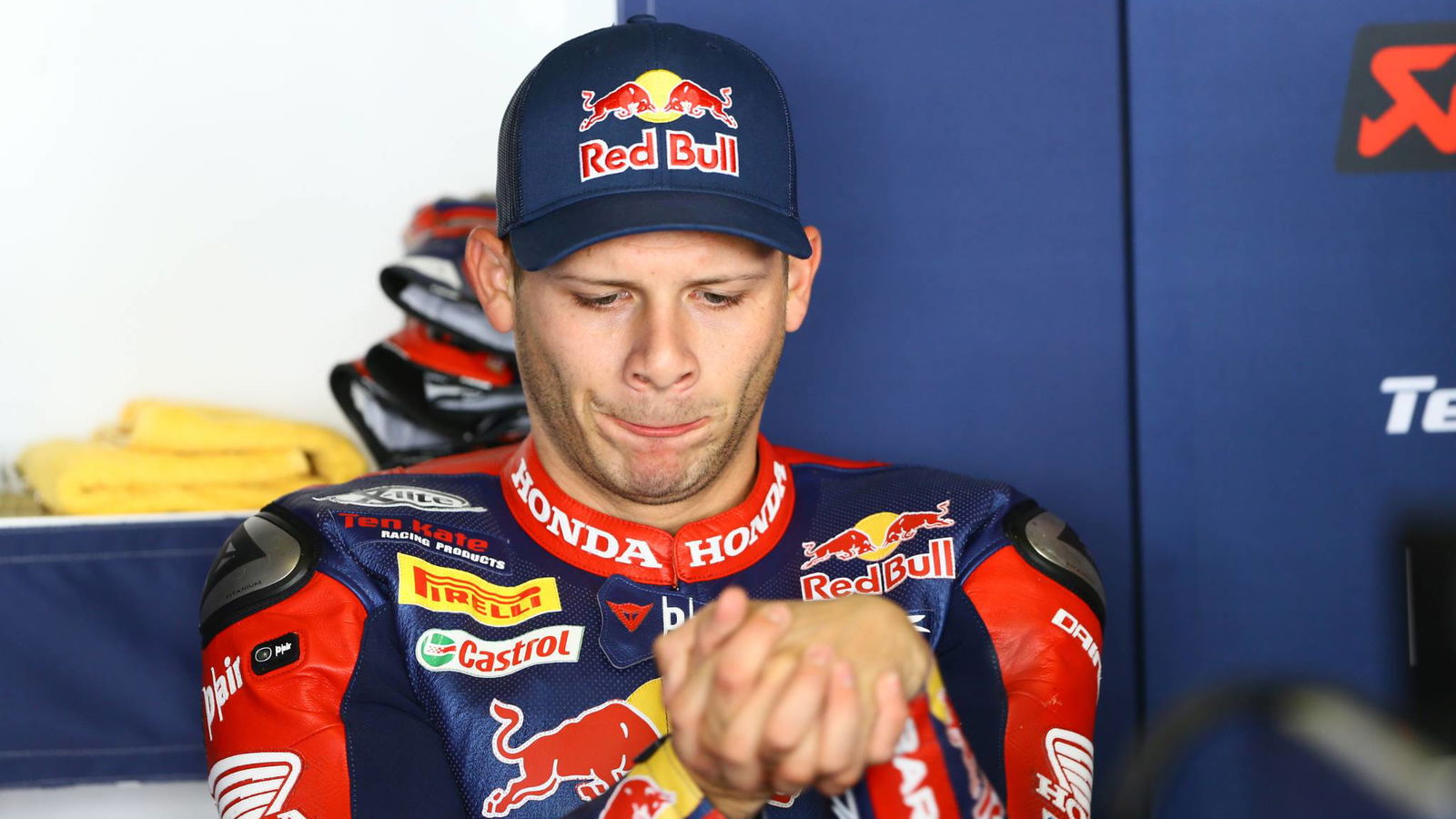 Bradl out of Portimao race two