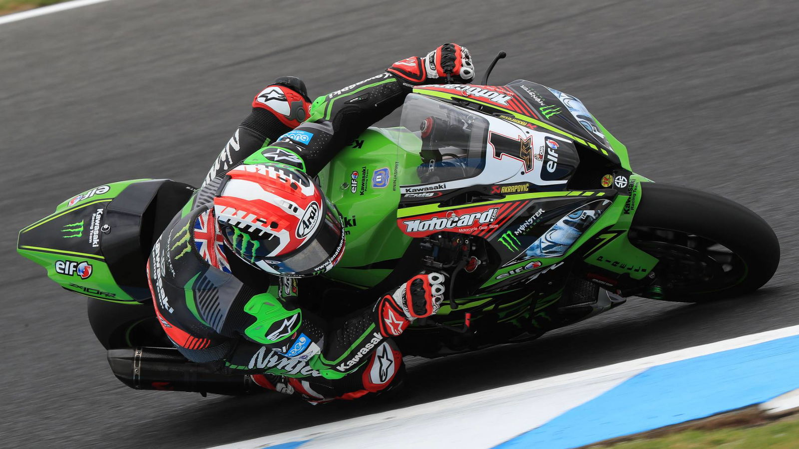 Rea fastest despite early crash at Phillip Island test