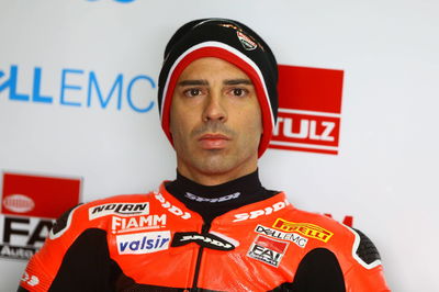 Melandri remains top in weather-hit FP3