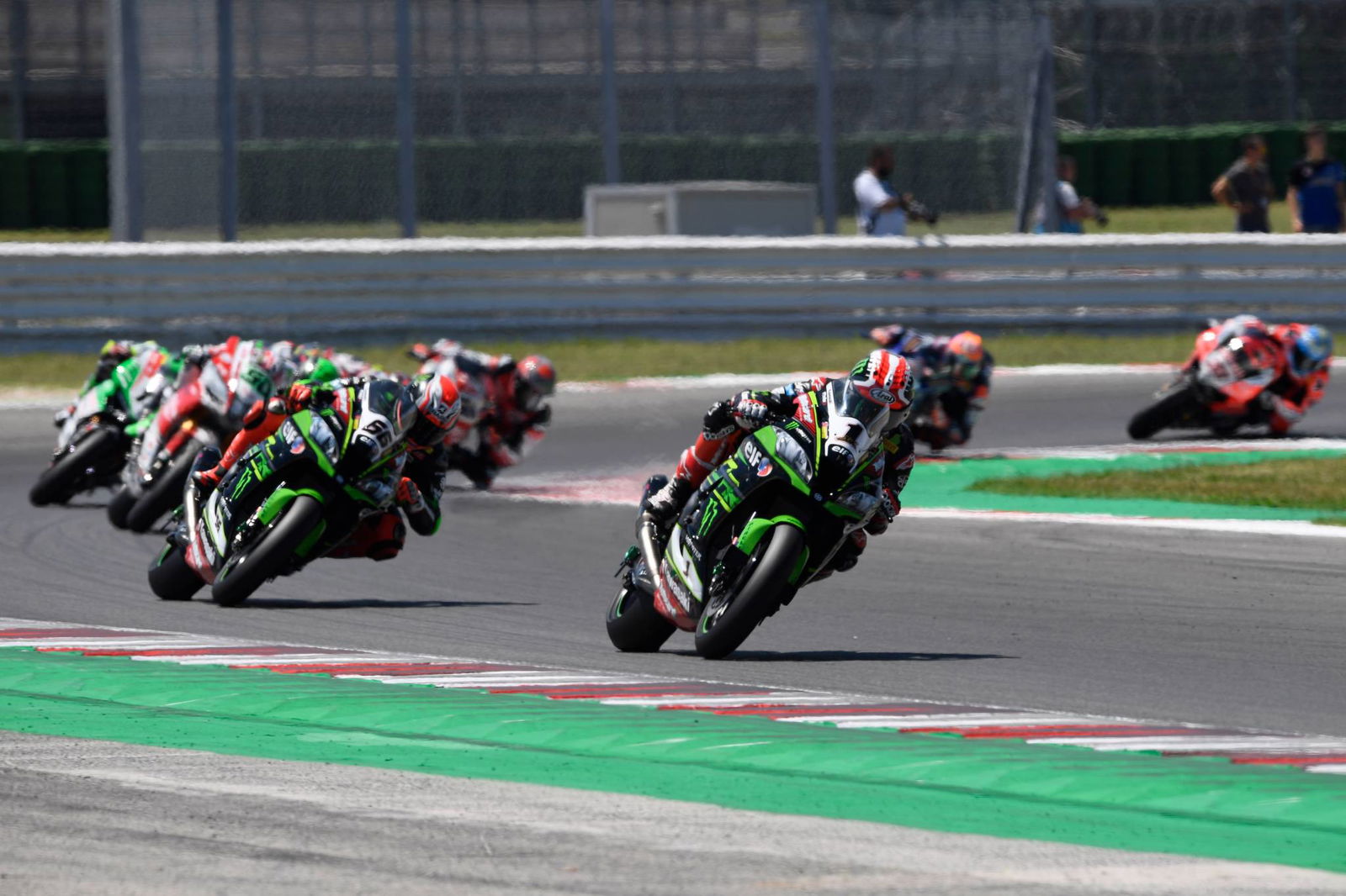 Rea wins van der Mark tussle to double up at Misano