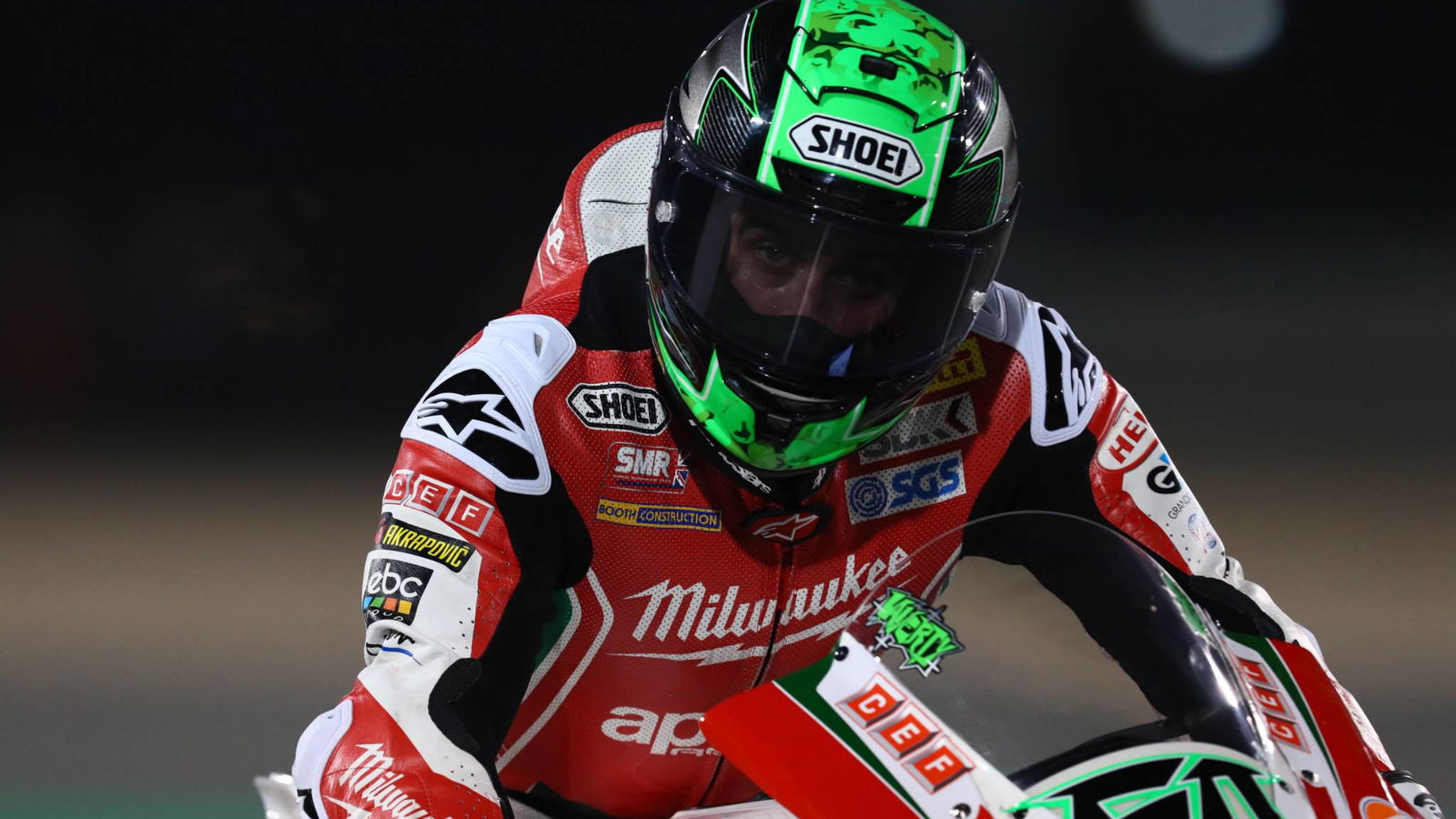 Laverty gets 'tyred' at final turn