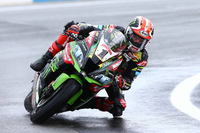 Rea leads wet FP2, van der Mark stays fastest overall