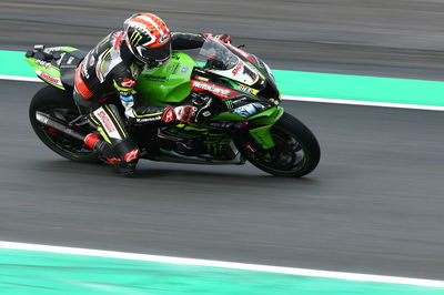 Rea leads wet FP2, van der Mark stays fastest overall