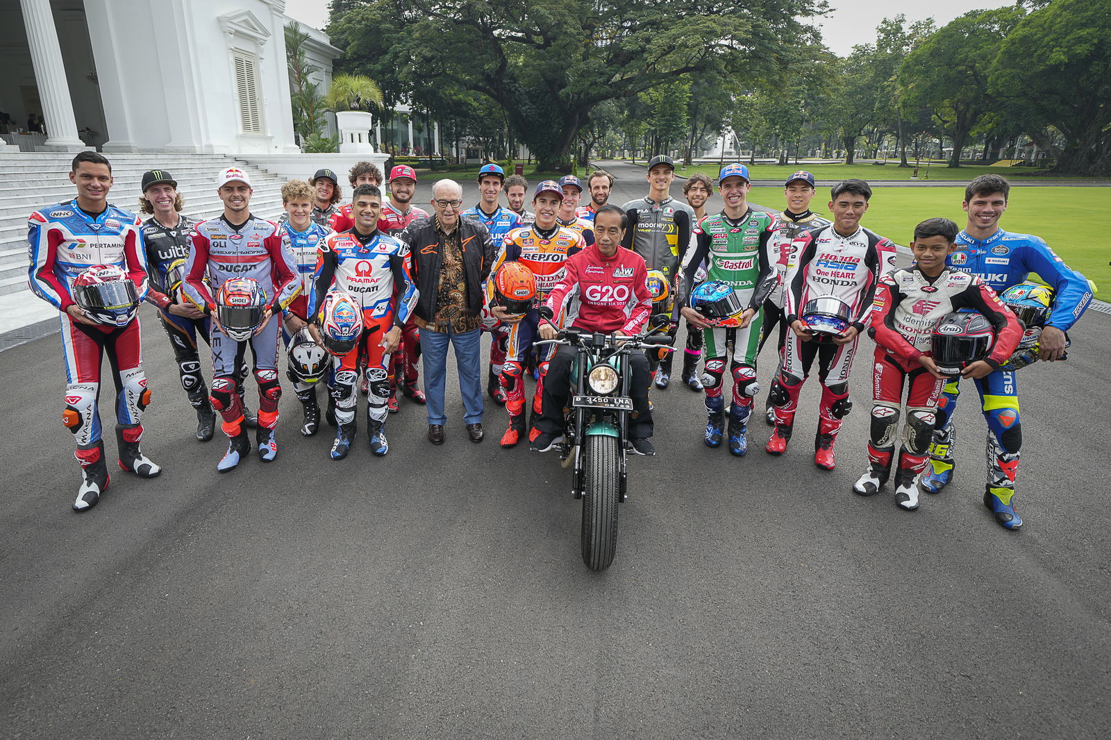FOTO: Dihadiri Presiden, Parade MotoGP Meriahkan Jakarta