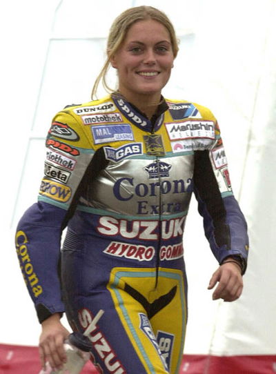 Top female racer joins Aprilia.