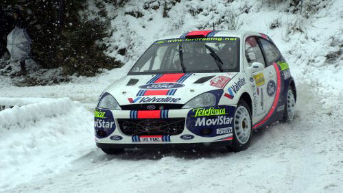 McRae retires from the Monte Carlo Rally.