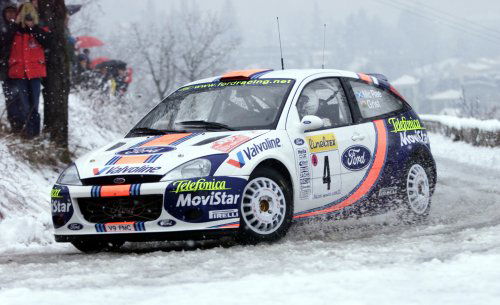 Burns withdraws from the Monte Carlo Rally.