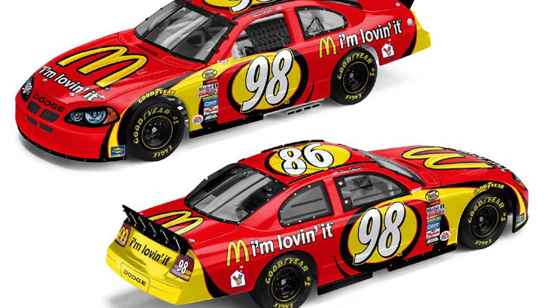 Elliott to drive McDonald's Dodge in California.