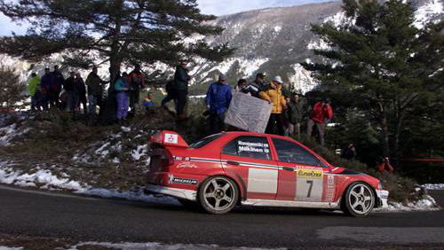 Rally Sweden: Stage two.