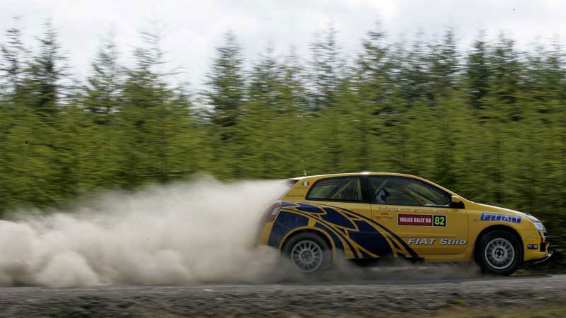 Fiat's youngbloods warm up for WRC action.