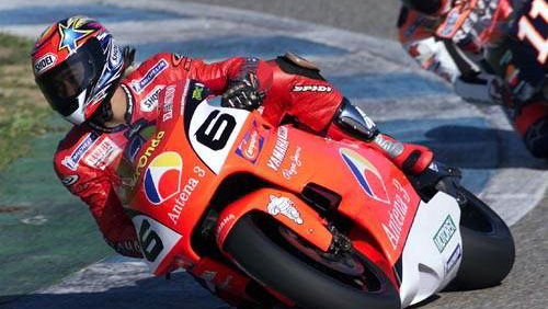 Revitalised Abe 2nd in race and points.