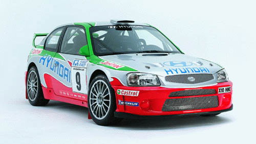 Hyundai Accent WRC? launched.