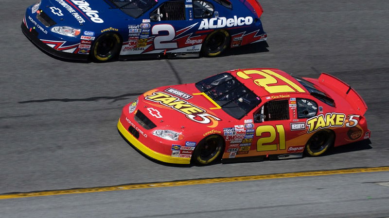 BUSCH: Harvick claims Nashville win.