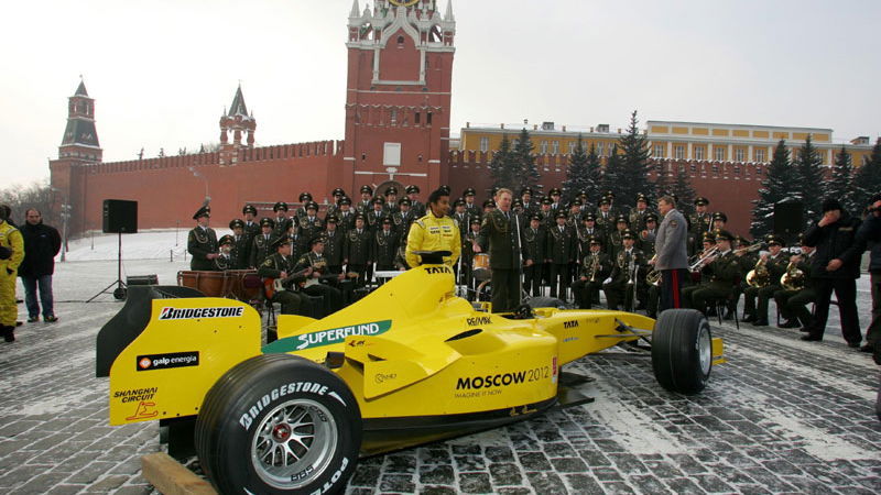 Jordan-Midland takes F1 to Russia.