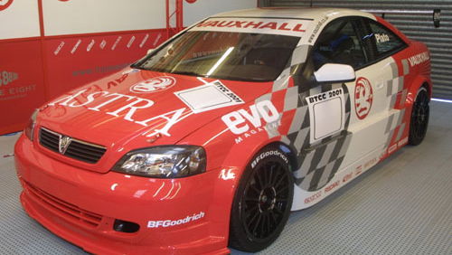 Vauxhall unveils works team livery.