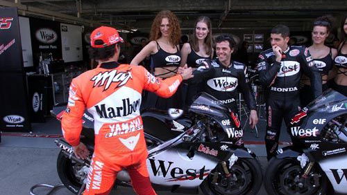 Rain results in West Honda Pons whitewash.