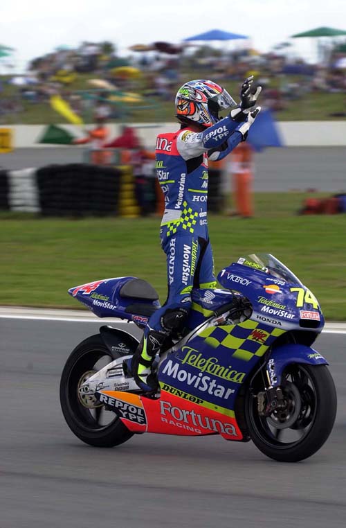 Top Yamaha man McCoy slides into third.
