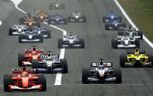 Alexander Wurz's lap of Barcelona.