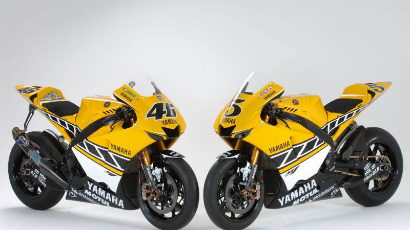 Rossi, Edwards to race in 'Yamaha USA' yellow.