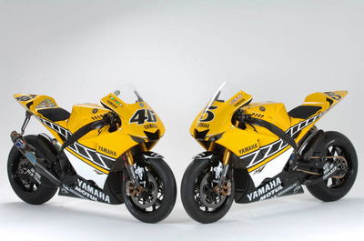 Rossi, Edwards to race in 'Yamaha USA' yellow.