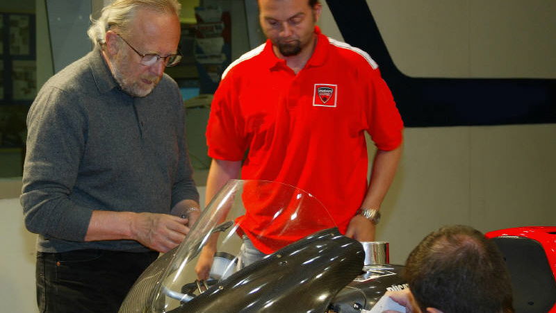Ducati reveals wind tunnel work.