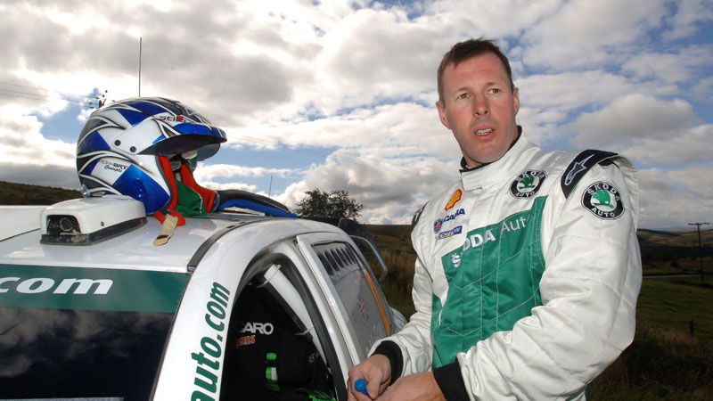 Rossi beats McRae at Monza Rally.