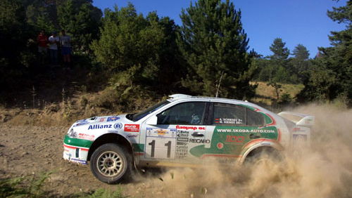 Schwarz heads the Skoda challengers.