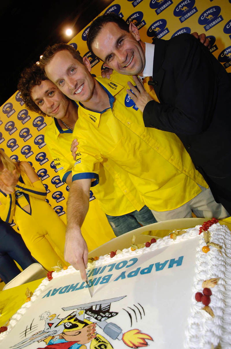 Football ace Eto'o attends Fortuna Aprilia launch.