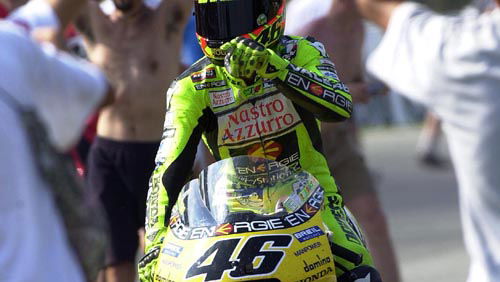 Valentino Rossi: 500cc World Champion.