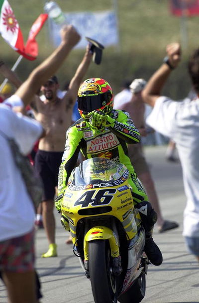 Valentino Rossi: 500cc World Champion.