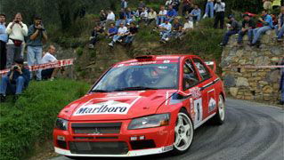 Challenging debut for the Lancer Evo. WRC.