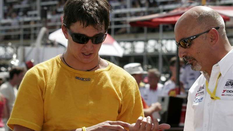 Rahal completes Newman Haas test.