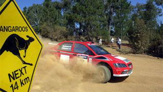 New route for Telstra Rally Australia in 2003.