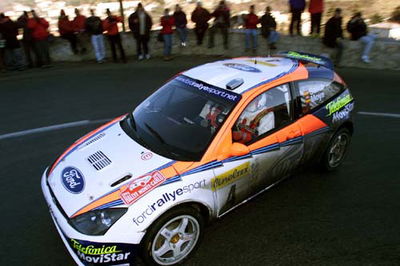 Miguel Campos premiers in the WRC.