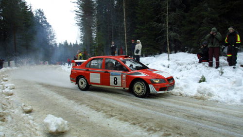 Points for Alister McRae and Mitsubishi.