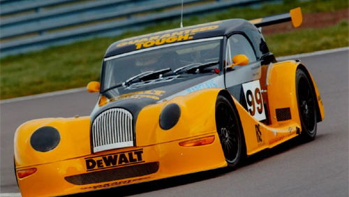 Morgan's Aero 8 GT(N) heads for Le Mans.