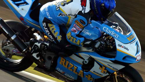 Bussei steps in for Rizla Suzuki.