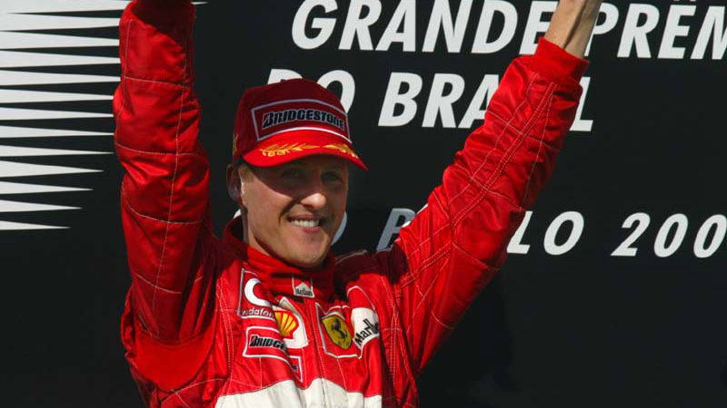 Brazilian GP 2002 - Michael gives F2002 debut win.
