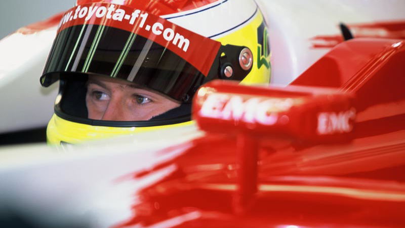 Toyota test drivers at Monza.