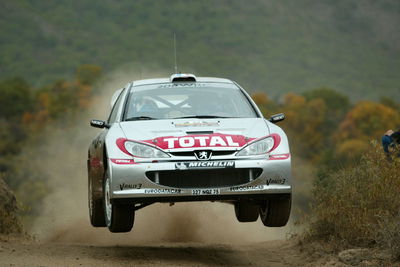 Citroen Saxo's one-two on the 'Junior' Acropolis.