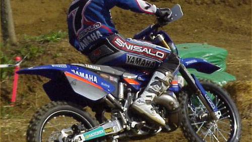 Bolley on the podium in the MX GP250.
