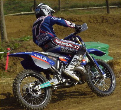 Bolley on the podium in the MX GP250.