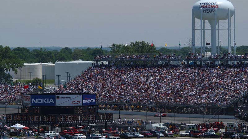 Indy southwest grandstands getting a facelift.